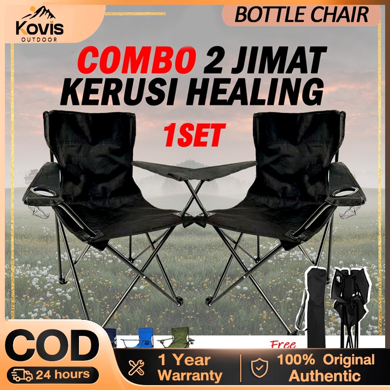 【Kovis】Kerusi Camping Chair Foldable Chair Outdoor Table And Chair Set Outdoor Chair