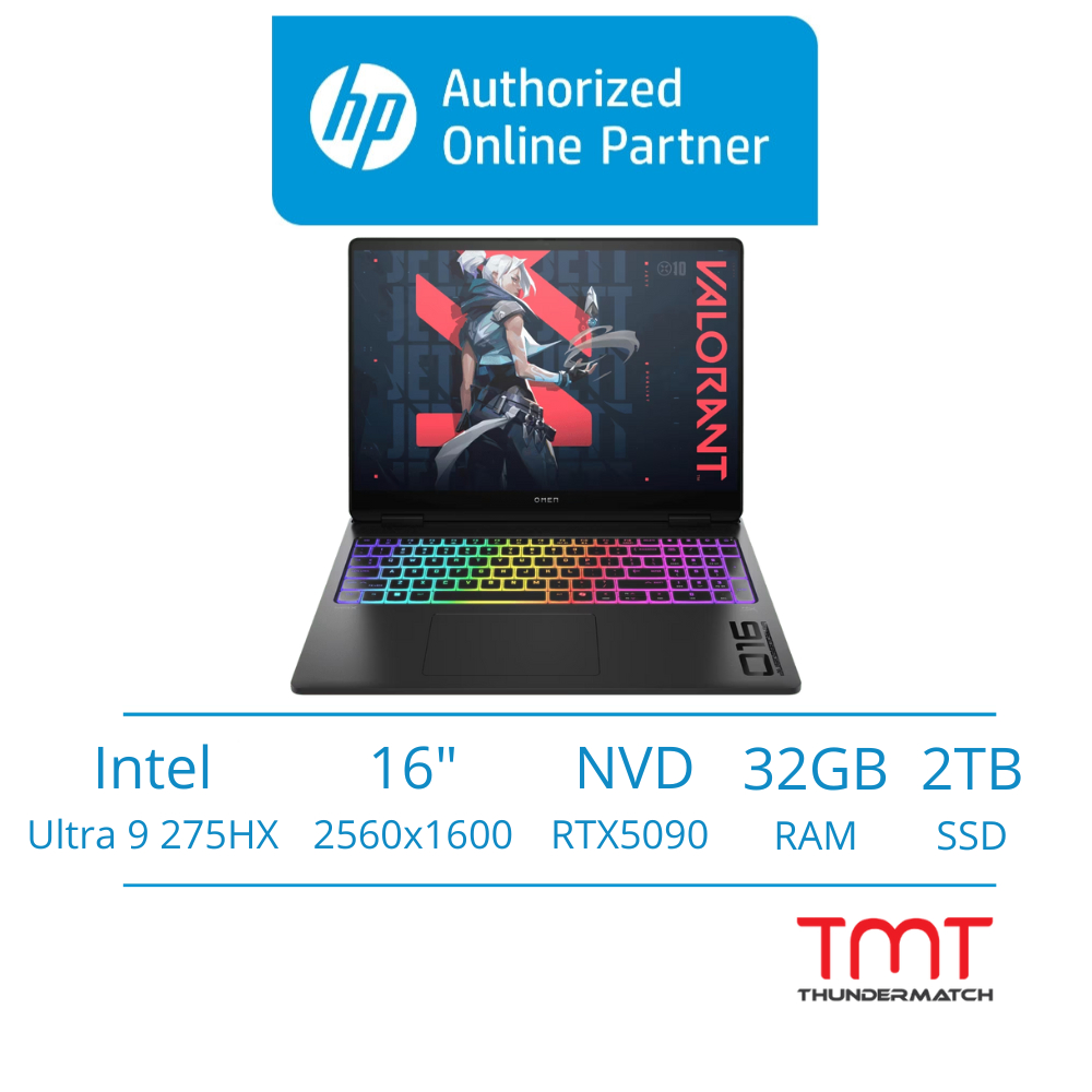 HP Omen Max 16-ah0142TX Gaming Laptop | Intel Core Ultra 9 275HX | 32GB RAM 2TB SSD | 16" (2560x1600