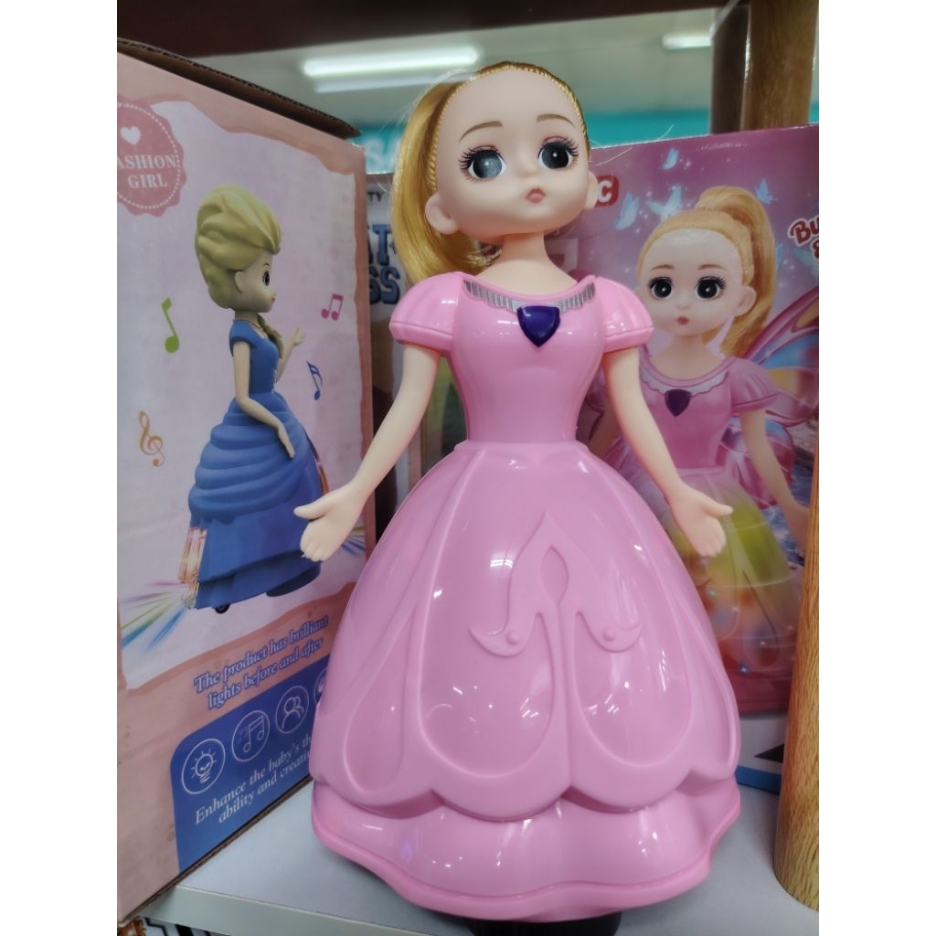 Little Electric Princess Elsa Frozen  3D Light musical toy Doll for Kids