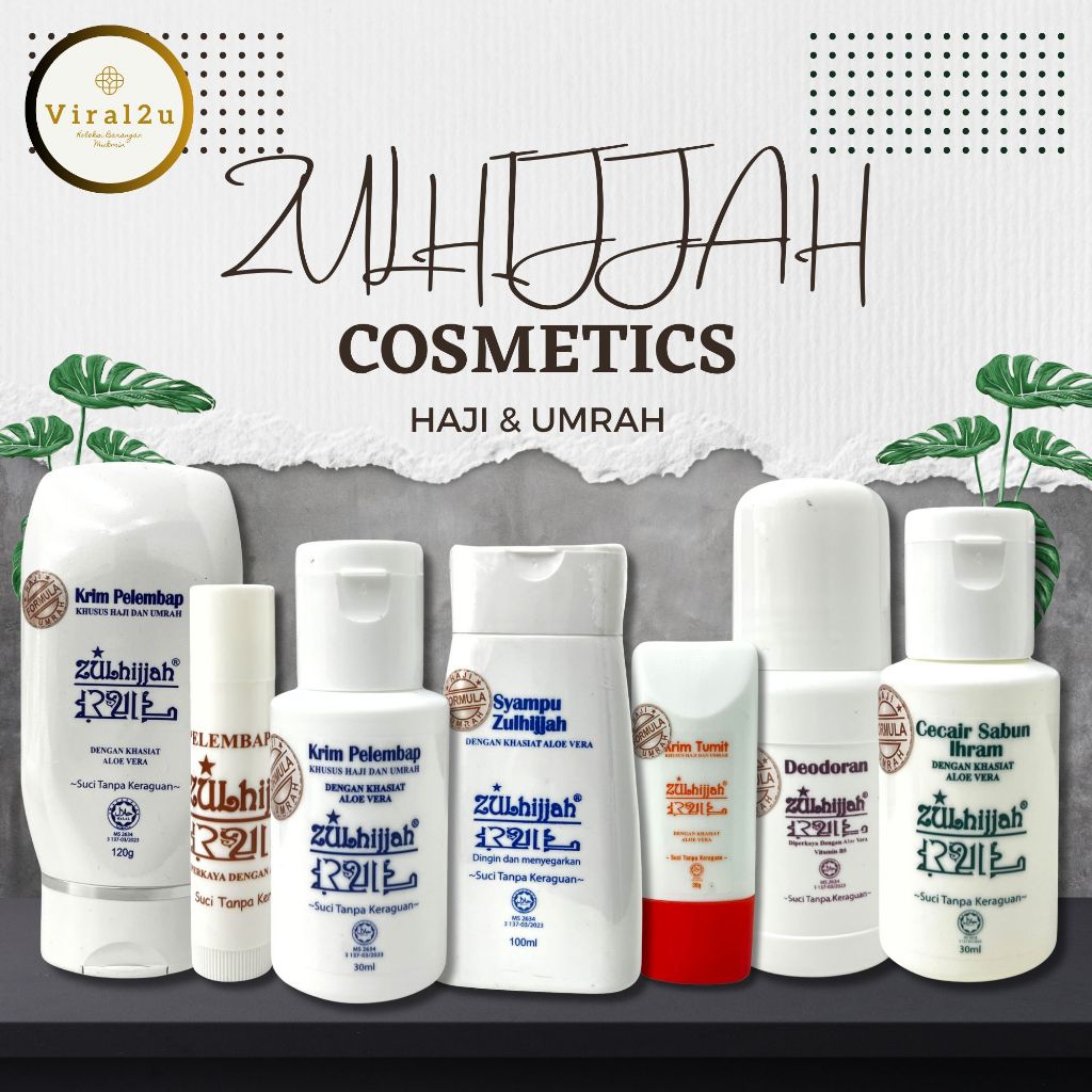 ZULHIJJAH Set Al Safar Set Lengkap Haji & Umrah Praktikal Mudah Dibawa Deodaran Shampoo Sabun Ihram