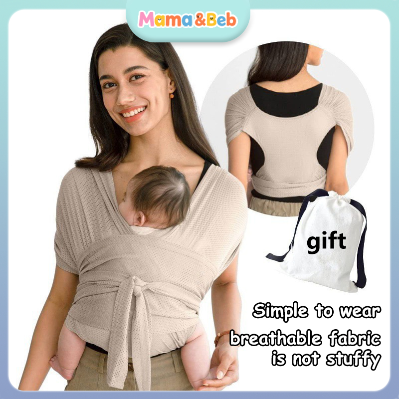 Baby Carrier Swaddling Clothes Breathable Easy To Wear Protect The Shoulders Reduce The Burden Carrier
