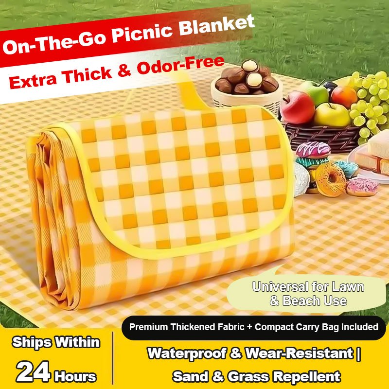 【4 sizes】Outdoor Picnic Mat Foldable Waterproof Camping Blanket | Portable Tikar Mat | Outdoor Mat with Carry