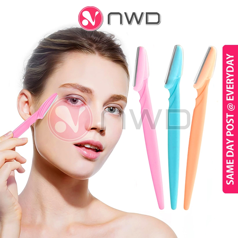 《 》Stainless Steel Blade Eyebrow Trimmer Face Hair Razor Shaver Women Makeup Beauty Tools Pencukur Kening 修眉刀