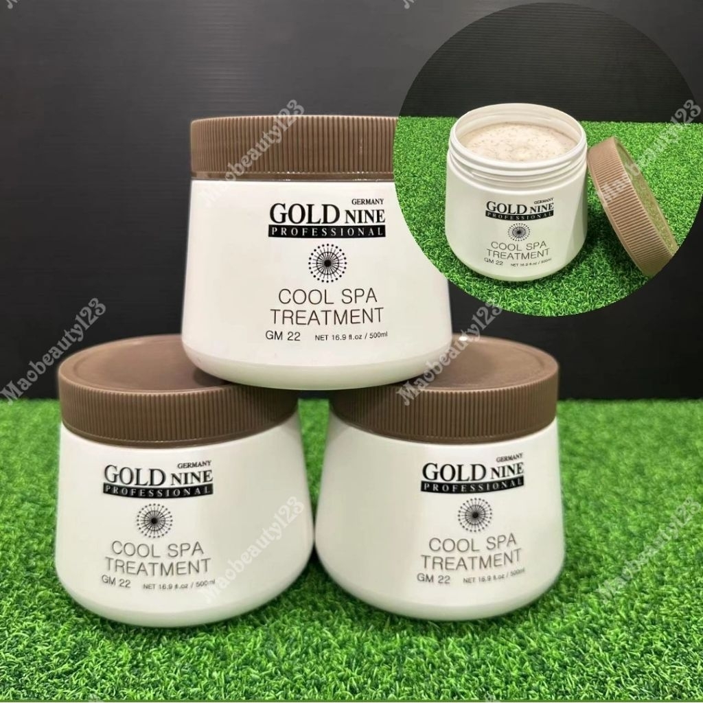 Gold Nine Professional Cool Spa Treatment Hair Treatment Mask 500ml 磨砂头皮护理 Goldnine PH