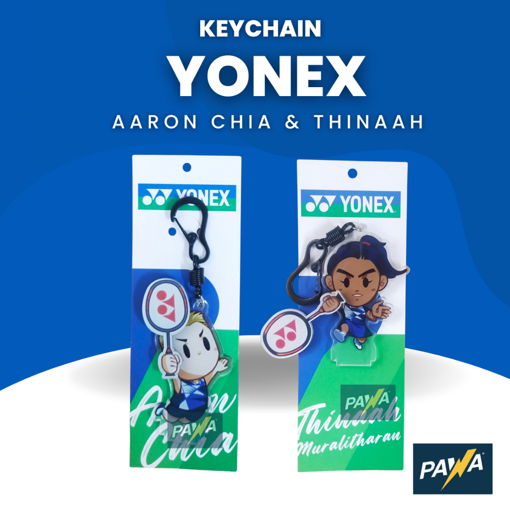 YONEX Badminton Malaysia Masters 2025 Souvenir Player Keychain Aaron Chia Thinaah (Model SVR-N029-0077)