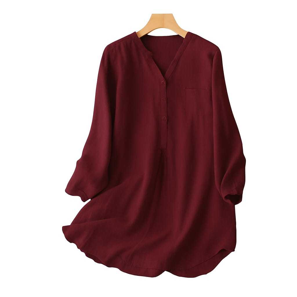 NEW ARRIVAL SERENA BLOUSE V-neckline with half button DESIGN BY KHATIJA HIJAB EXCLUSIVE