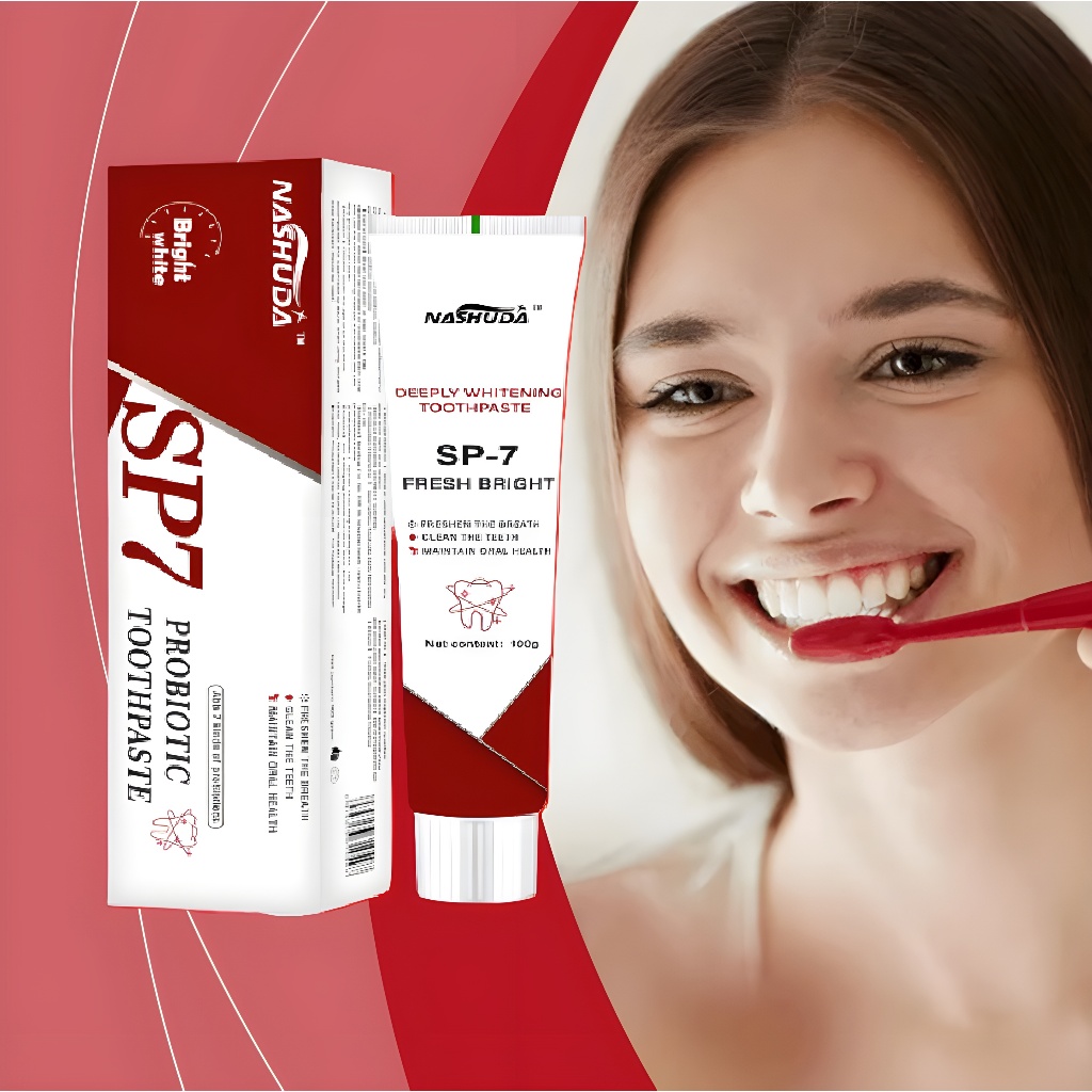 Probiotic Whitening Toothpaste – Removes Coffee & Smoke Stains + Fights Bad Breath