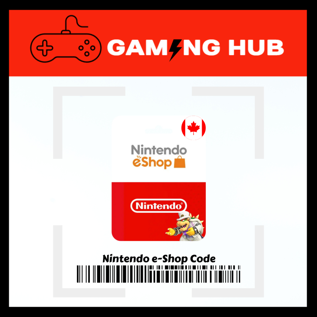 [Fast Delivery] Nintendo eShop Code Canada ( C$10,  C$25,  C$35,  C$50)