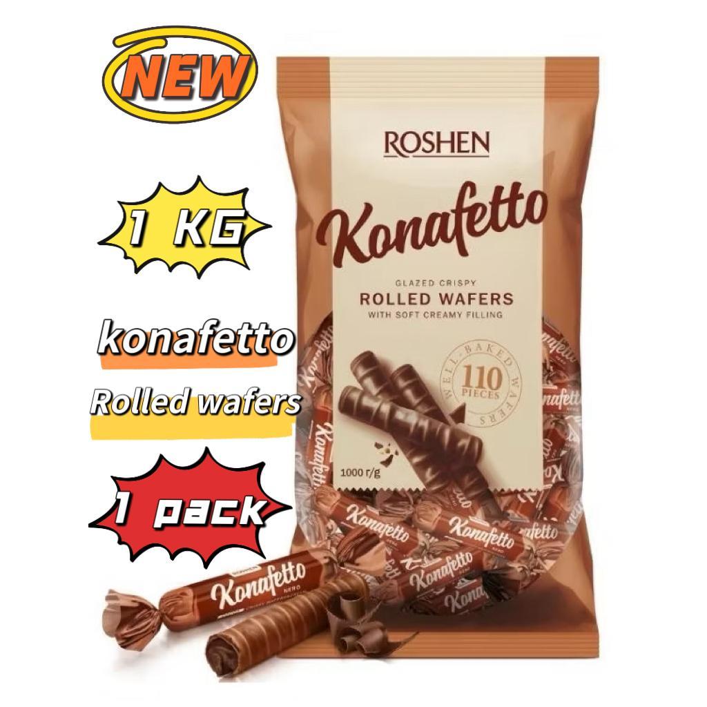 KONAFETTO ROLLED WAFERS DARK CHOCOLATE 黑巧克力饼卷 （ / 1PACK ）