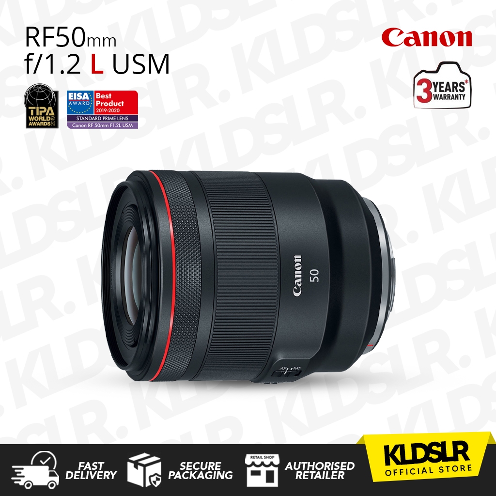 [READY STOCK] Canon RF 50mm F1.2L USM Lens (Canon Malaysia Warranty)