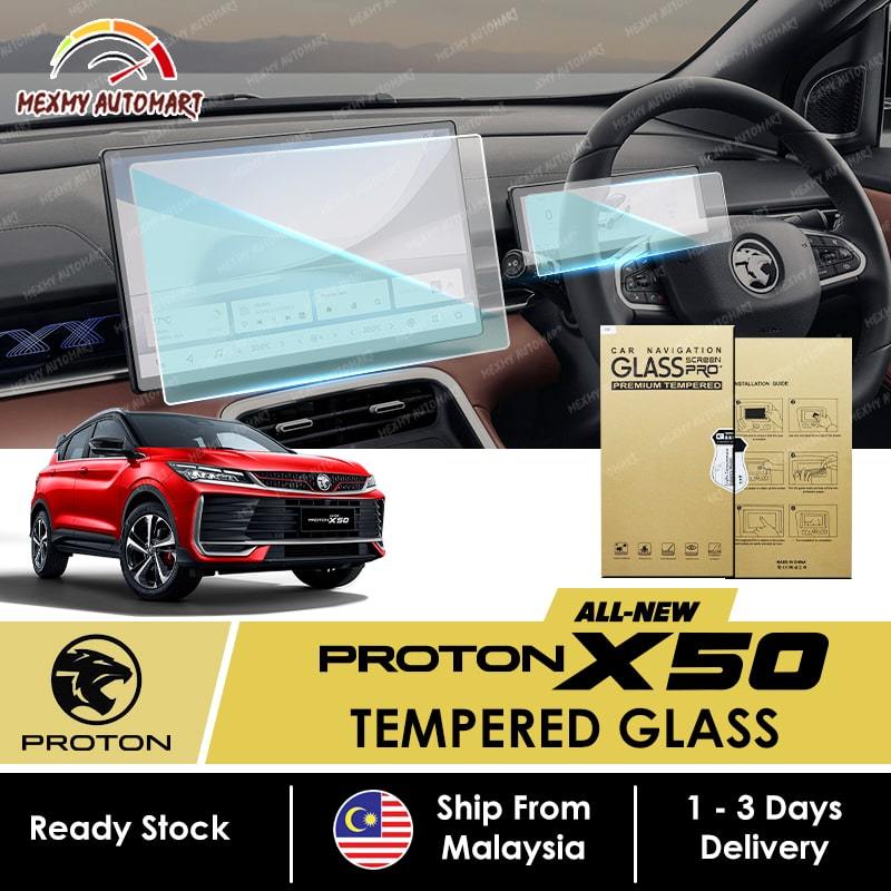 [All-NEW] Proton X50 2025 Screen Protector Tempered Glass Car Accessories Interior Facelift R3 Bodykit Aksesori Kereta