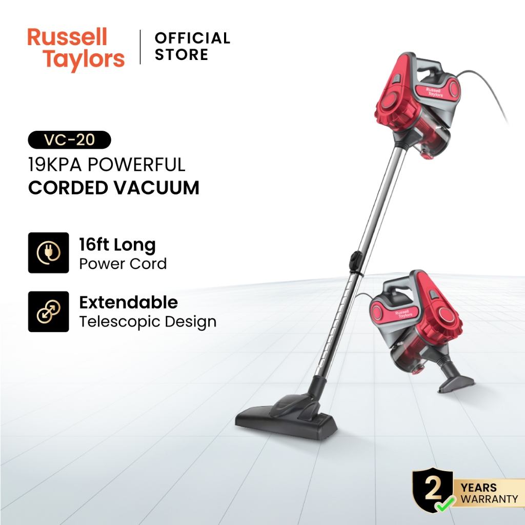 Russell Taylors Handheld Cyclone Vacuum Cleaner VC-20