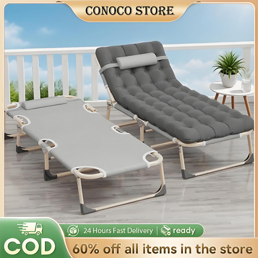 Kerusi Malas Premium Lazy Chair - Foldable Bed With Foam & Heavy Duty Reclining Chair for Home/Camping 折叠椅