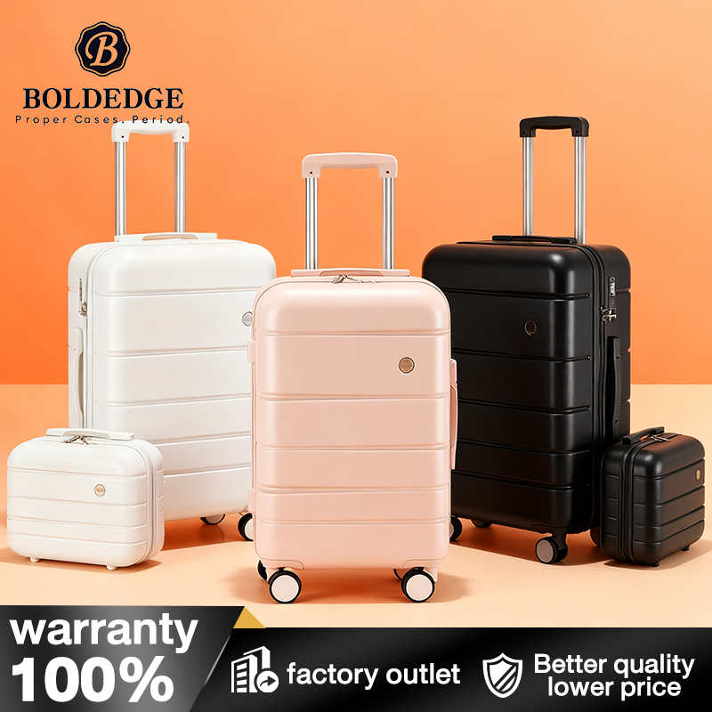 BOLDEDGE 14/20/24Inch Candy Color luggage bag travel travel bag bagasi travel tahan lasak 行李箱
