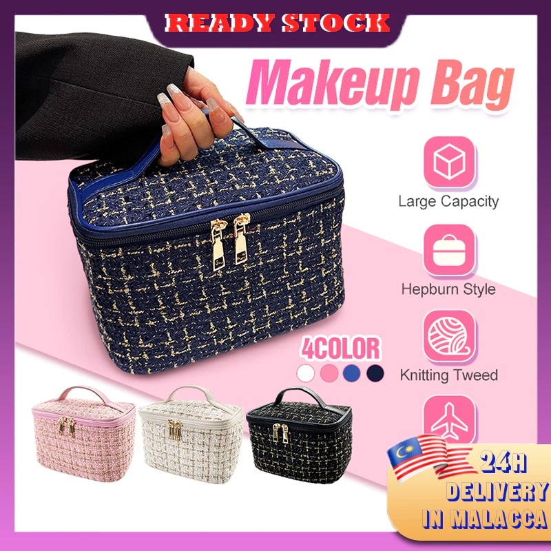 Beg kosmetik Beg solek pegang tangan Beg kantung Beg solek Beg pengatur solek Beg kosmetik berkapasiti besar 防水化妆包