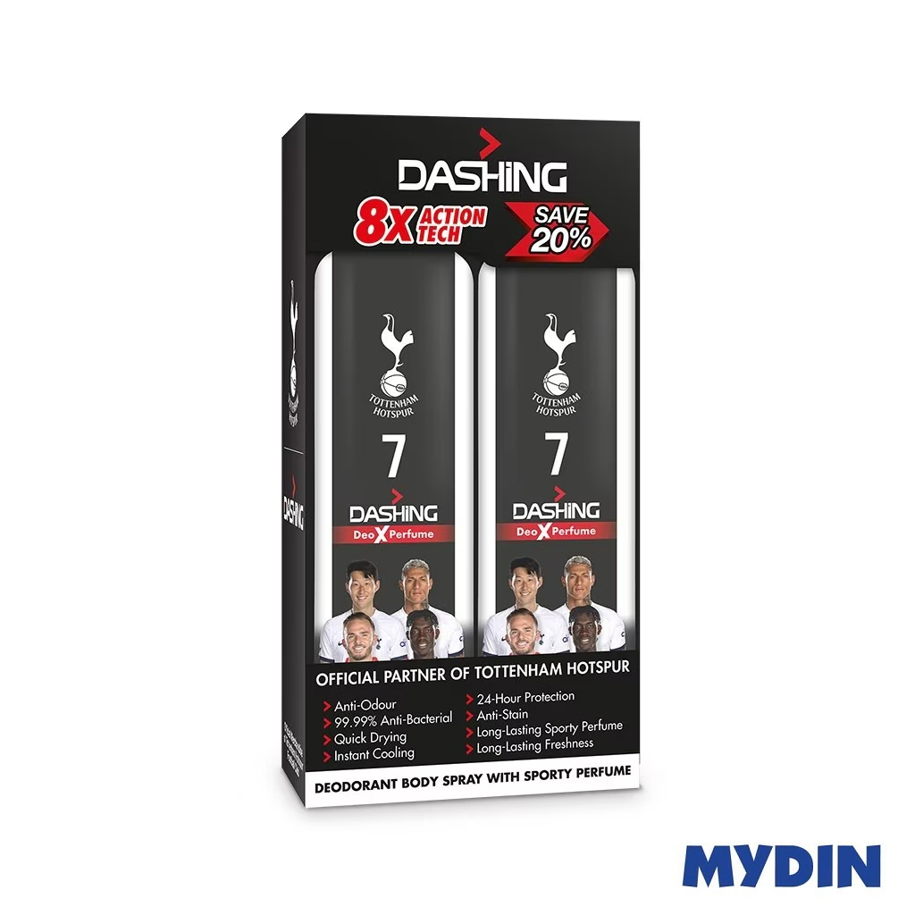 Dashing Tottenham Hotspur Deo X Perfume (2 x 125ml) - 2 Variants