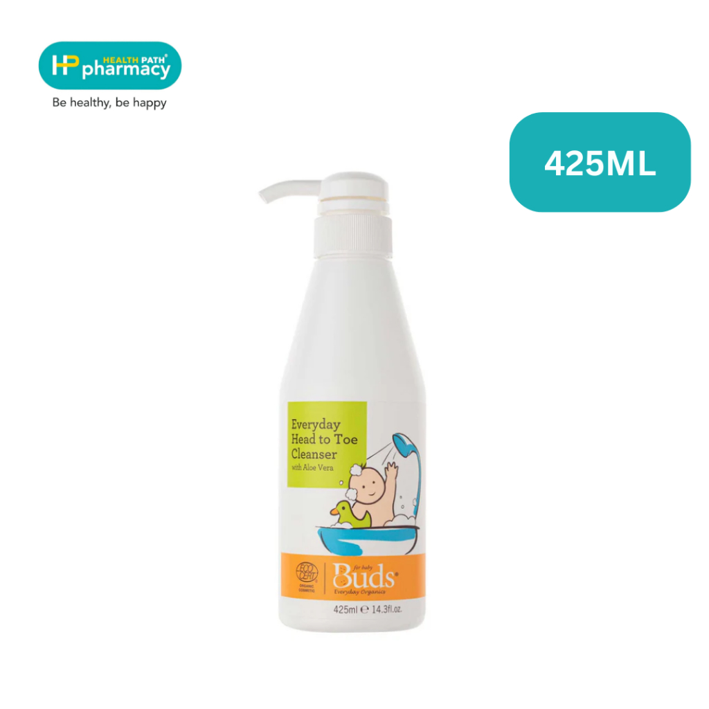 BUDS EVERYDAY HEAD TO TOE CLEANSER 425ML - GENTLE BABY WASH