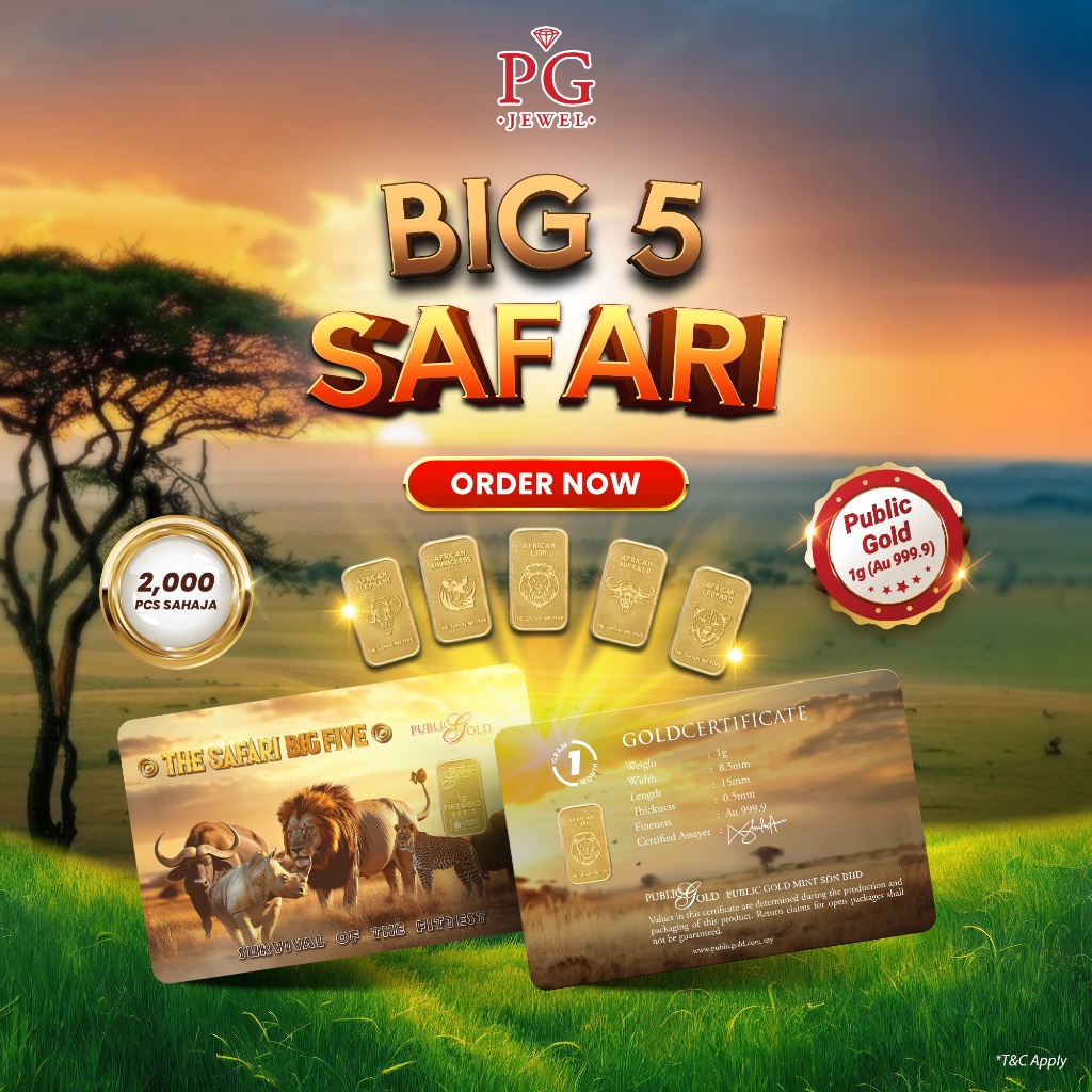 [Limited Set] Public Gold Bullion Bar 1g (Au 999.9) - Big 5&hellip;
