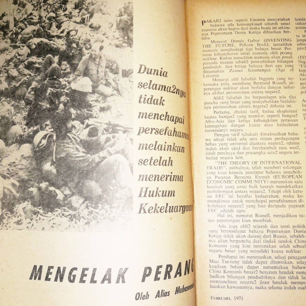 Vintage Majalah Mastika Feb 1971 Magazine