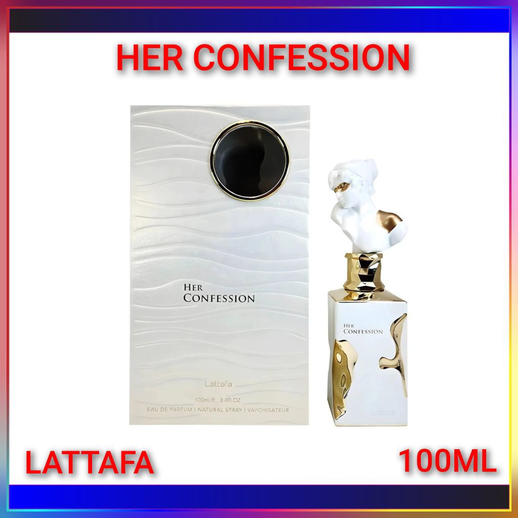[READY STOCK] HIS CONFESSION BY LATTAFA EDU 100ML ORIGINAL SPRAY PERFUME FOR MEN AND WOMEN MADE IN U.A.E.