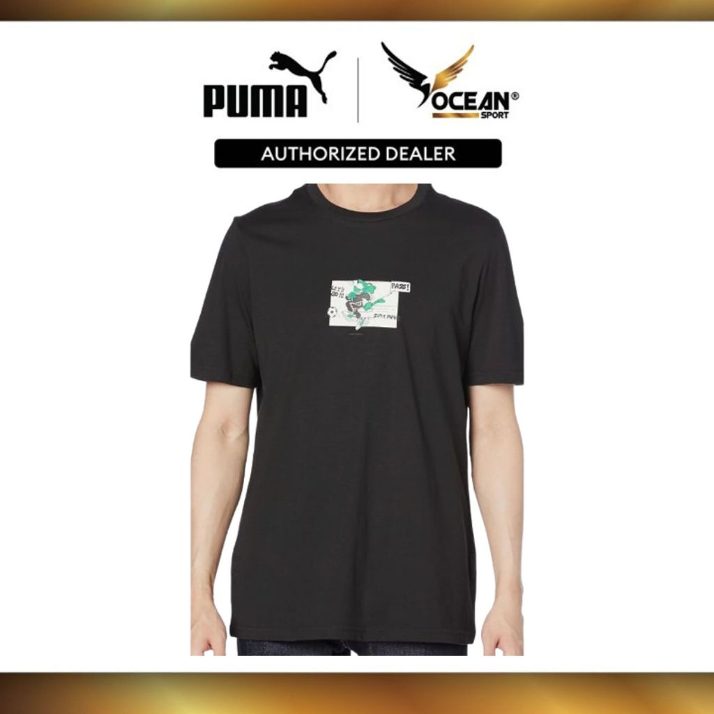 Puma CLASSICS SUPER PUMA Graphic Tee (Black) 62130801