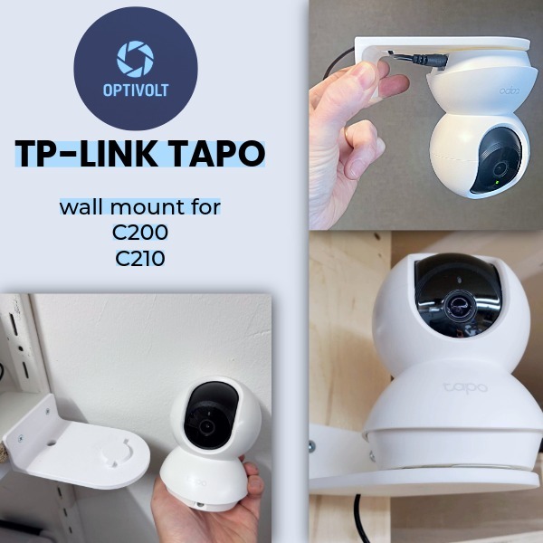 [READYSTOCK] TP-Link Tapo C200 C210 & C220 IP Cam Wall Mount Bracket Holder Organizer CCTV
