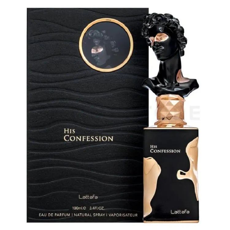 His Confession Eau De Parfum 100ml – Haruman Mewah & Maskulin Lelaki | Perfume Tahan Lama Dari Dubai