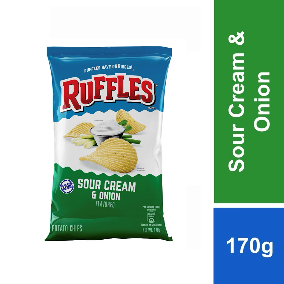Ruffles Sour Cream & Onion 170g