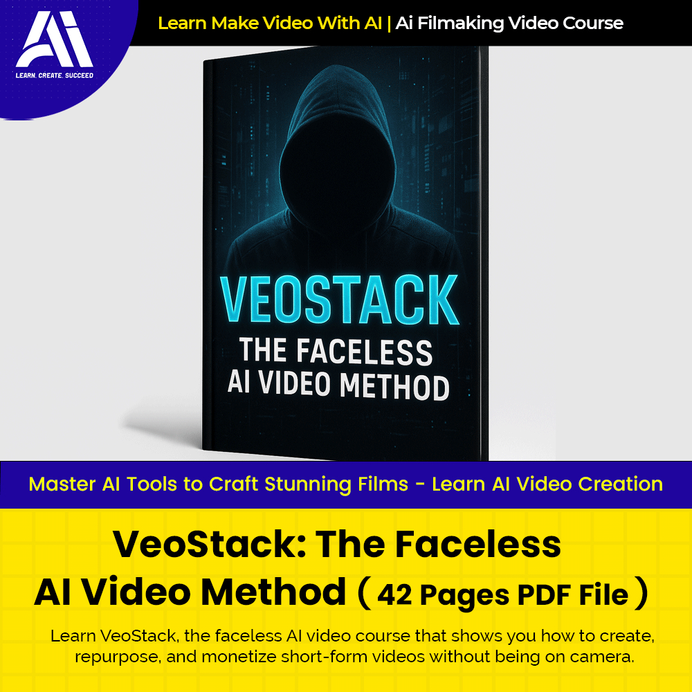 PDF Guide Course - PDF  - VeoStack – The Faceless AI Video Method |  Ai Make Video | Make Video With AI