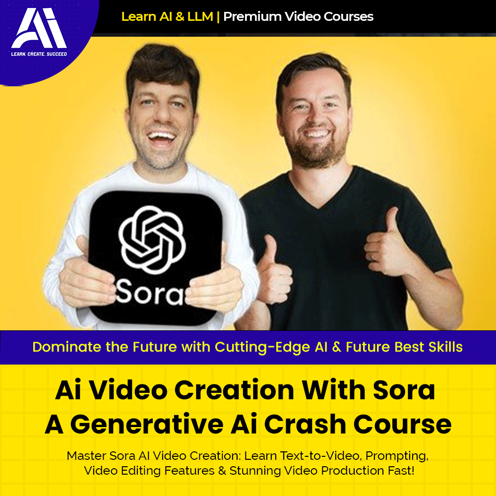 Video Course - Ai Video Creation With Sora A Generative Ai Crash Course |  Ai Make Video | Make Video With AI