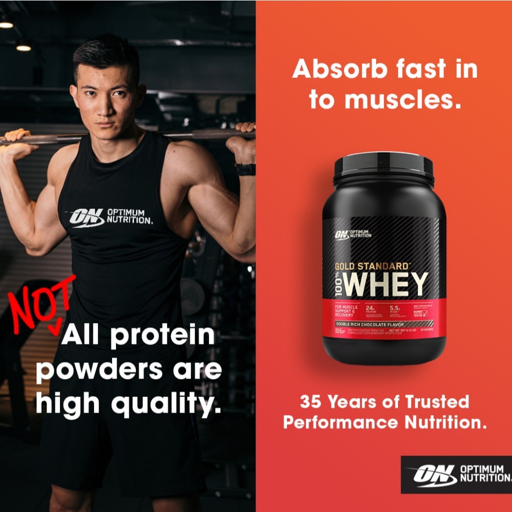 Optimum Nutrition Gold Standard 100% Whey Protein (1lb)  | Whey Protein Isolate #1 Ingredient