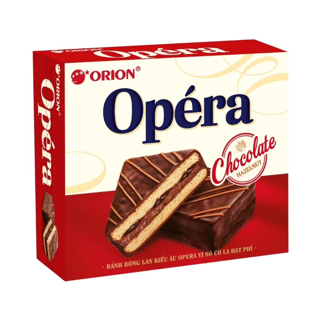 Orion Opera Chocolate Soft Cake 280g Bánh Mềm Kiểu Âu Opera Vị Socola