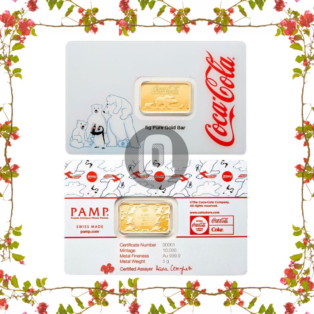 PAMP Suisse x Coca-Cola Limited Edition Gold Bar (999.9 Fine Gold)