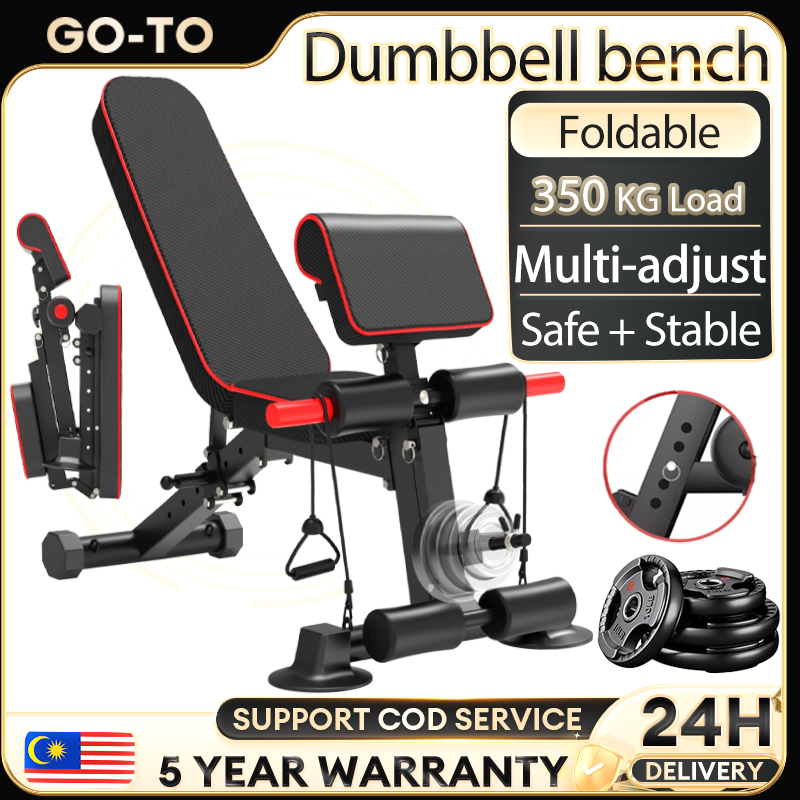 Dumbbell Bench Adjustable Full Body Workout Strength Training Foldable Multifunctional Home gym fitness equipment 哑铃凳