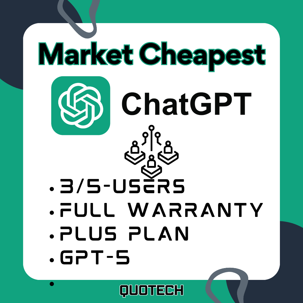 ChatGPT Plus Account (PRIVATE ACCOUNT UPGRADE) Full Warranty 🔥 GPT-4 / GPT-4o 🔥 O1-MINI