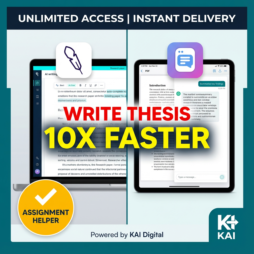 [STUDENT PACK] Jenni AI + ChatPDF Premium (Unlimited) | Assignment Helper & Paraphrase Tool | Auto