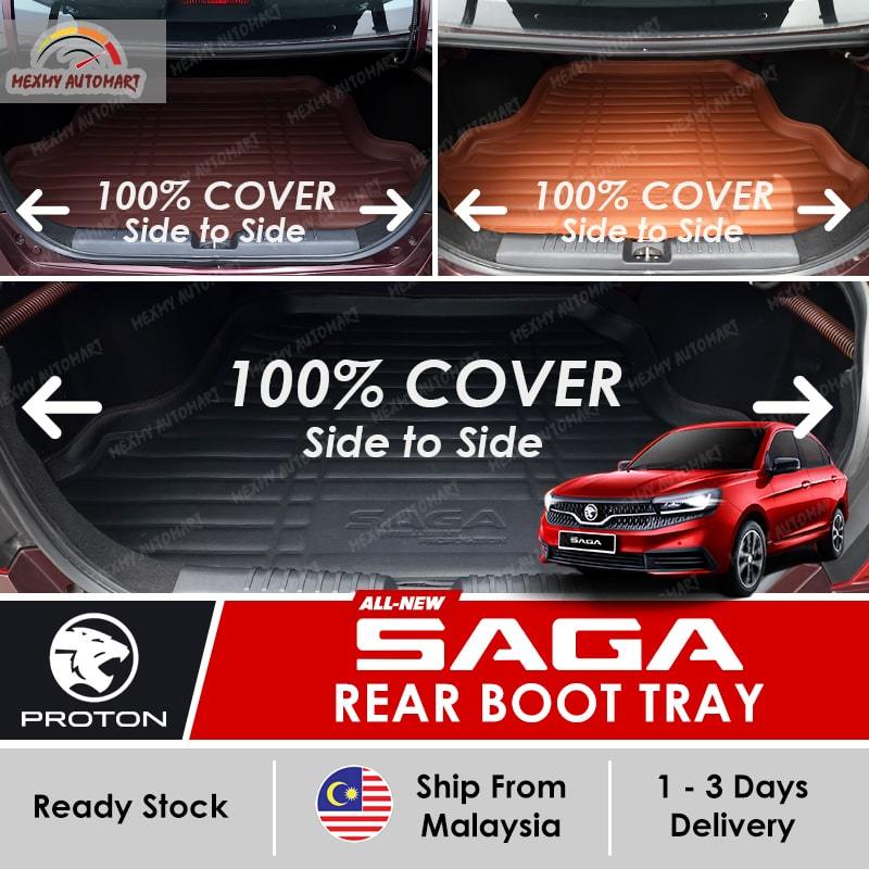 All-NEW Proton SAGA 2026 Boot Tray Bonet Car Mat Carpet Accessories Accessori MC3 Baru Aksesori Assesori Kereta VVT MC2