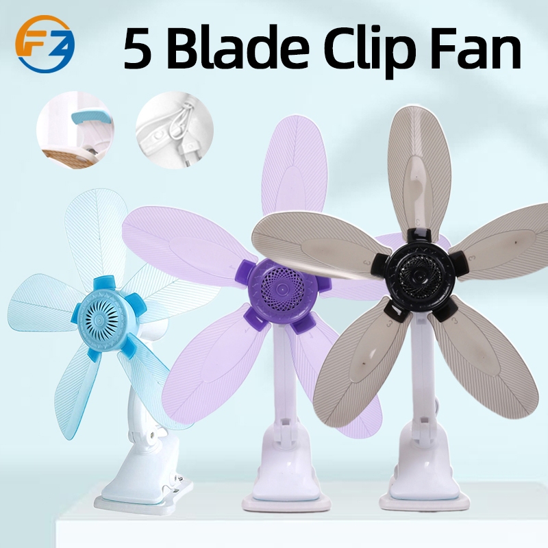 Portable Soft Blade Adjustable Mini Fan Table Clip Fan Wall Fan Strong Wind Kipas Murah Dinding 小风扇