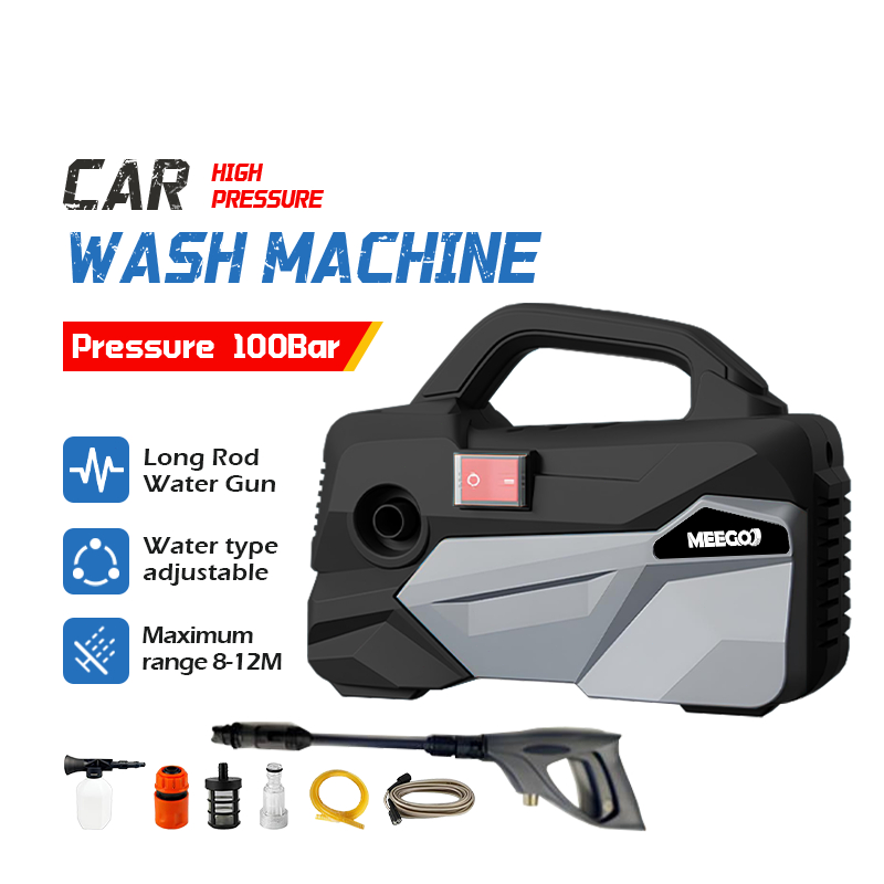 MeeGoo Portable High Pressure Car Wash Water Jet (6000W)