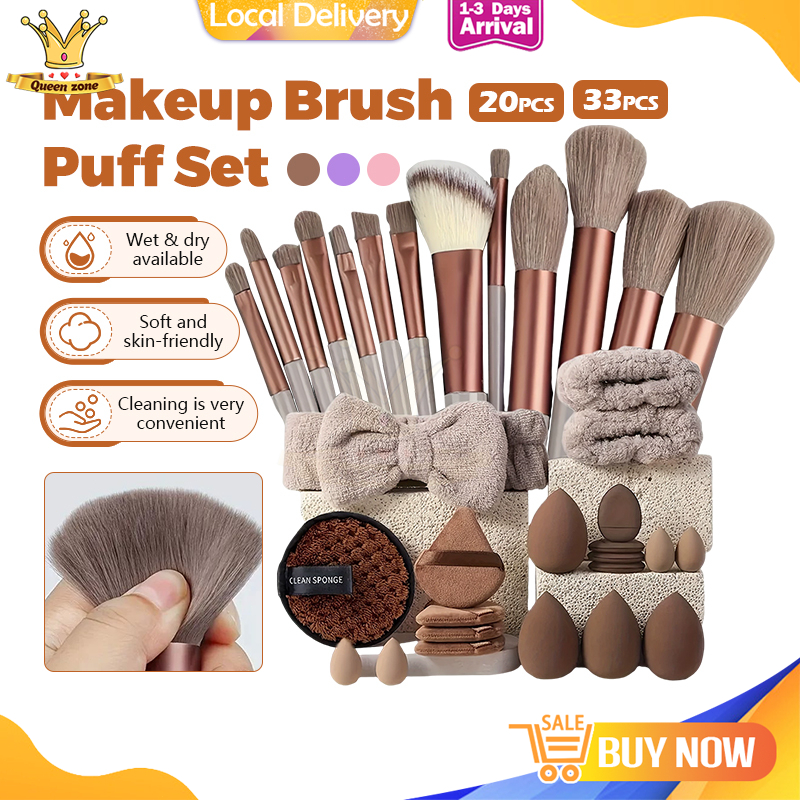 33pcs Brush Make up set Mini Makeup Brush Set halal Soft Fluffy Blush Powder Eyeshadow Kabuki Brush makeup brush Tools