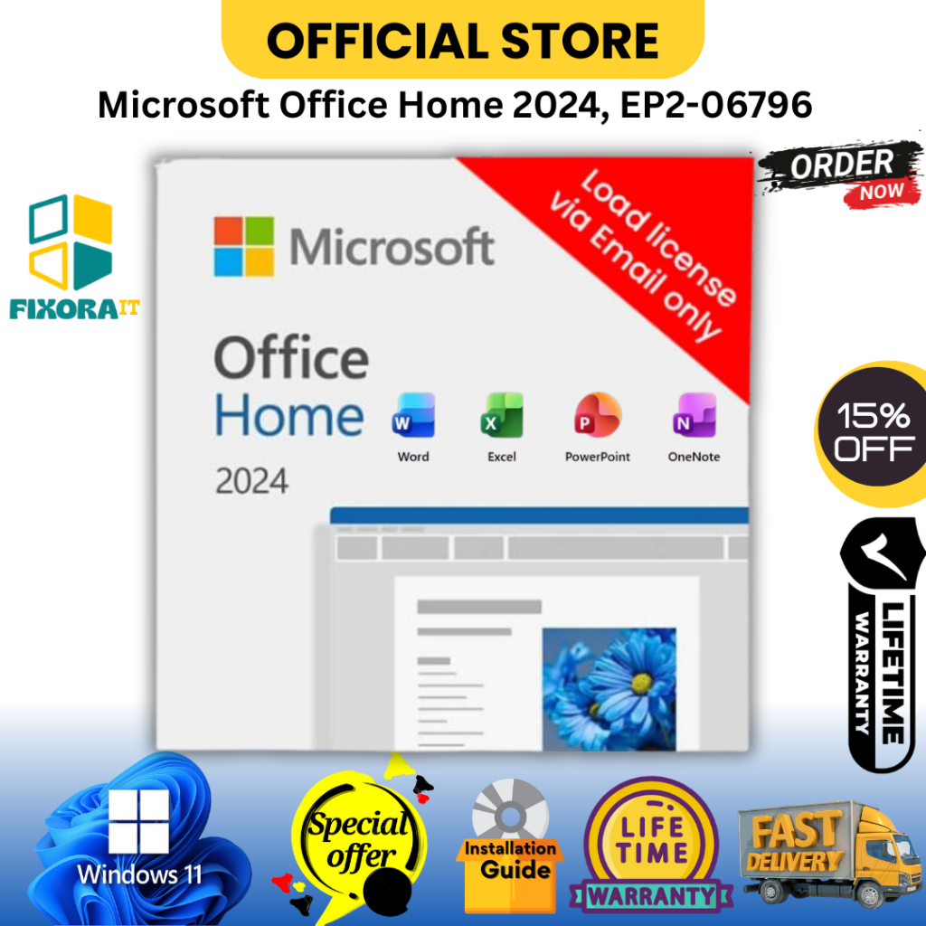 Microsoft Office Home 2024 ESD, EP2-06796