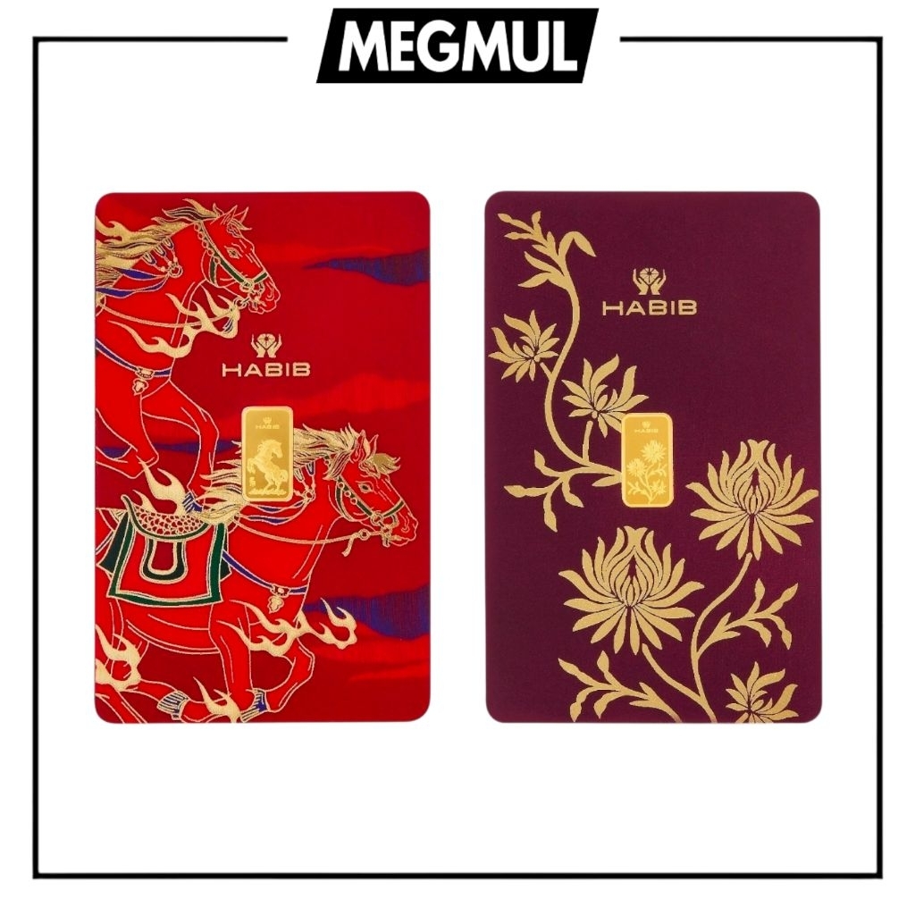 HABIB 1g 999.9 Gold Bar (Songket Collection) Fiery Fortune 2026 Year of&hellip;