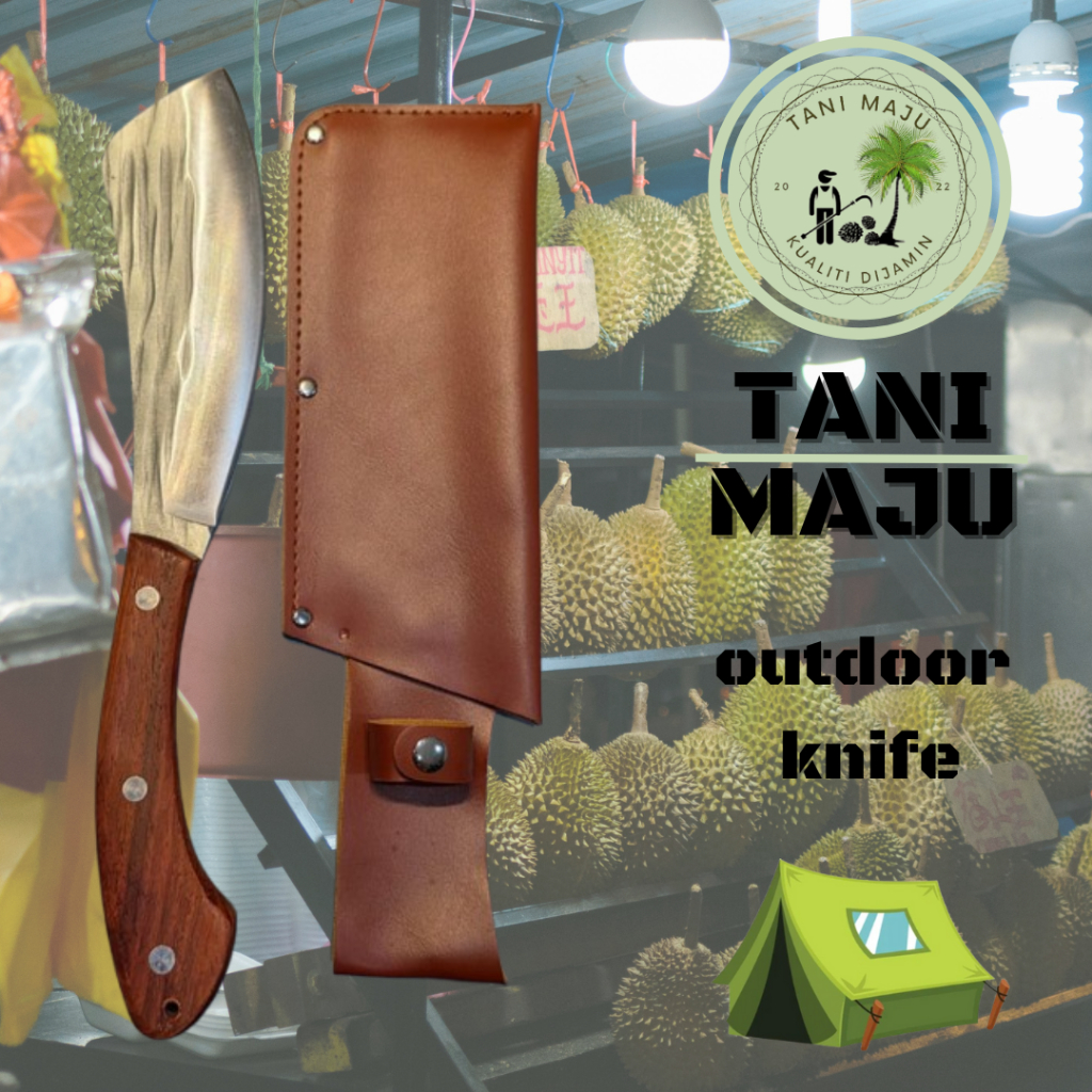 Tani Maju / Pisau Keluli Tahan Karat Pelbagai Guna | Pisau Durian, Pisang & Tebu | Kegunaan Ladang