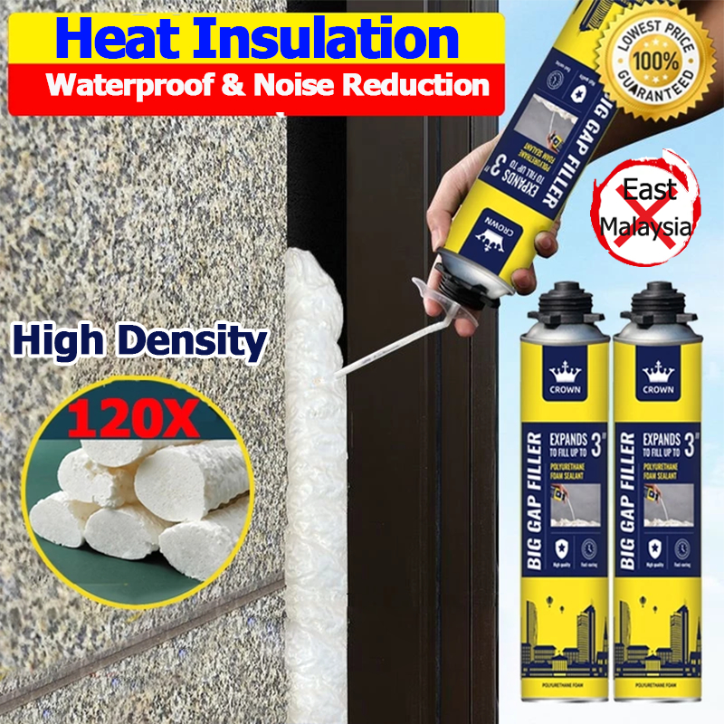 Polyurethane Expanding Foam Sealant Filler Insulation Wall Foam Filler Gap Filler 900G