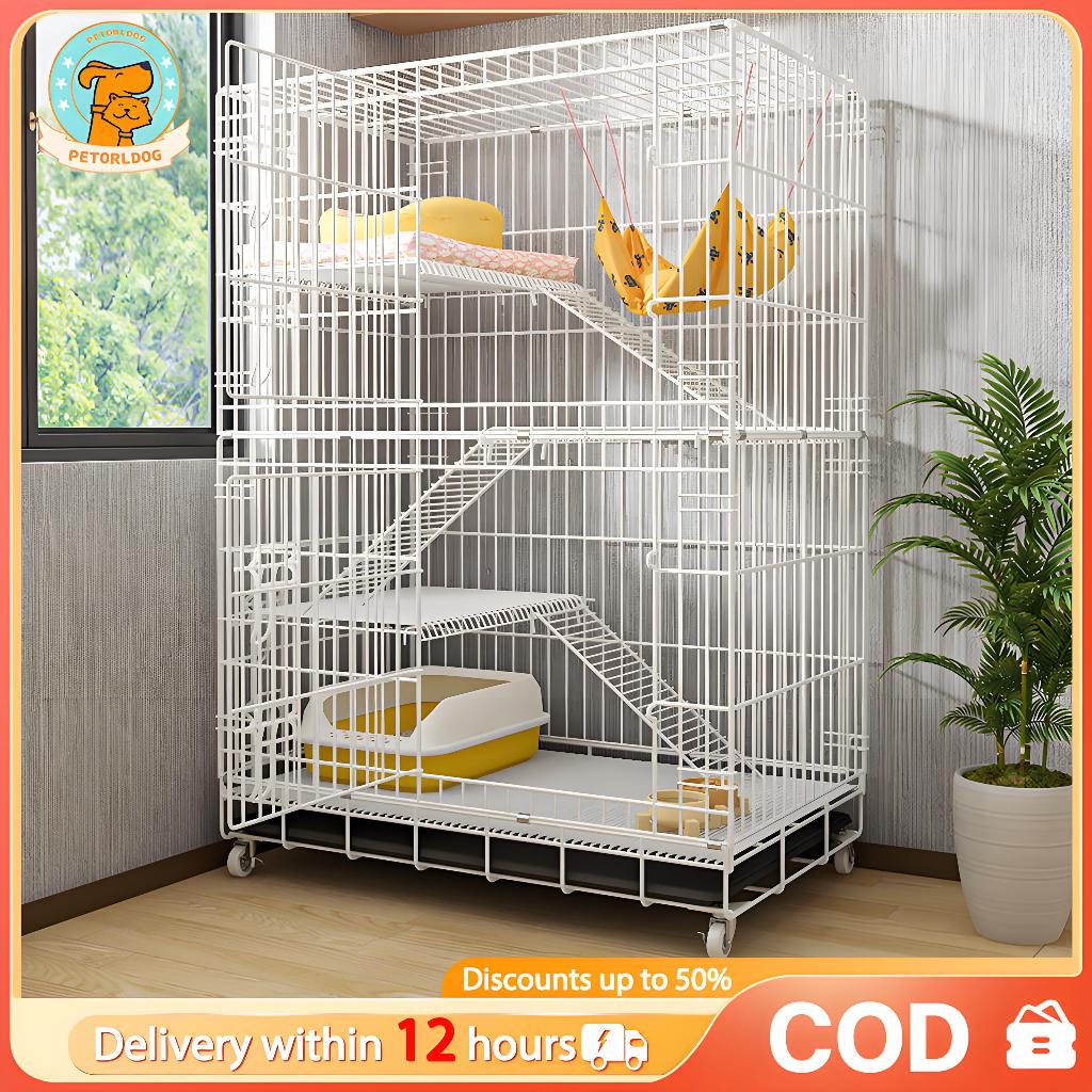 Sangkar Kucing 2/3/4 Tingkat Cat Cage 3/4 Level Sangkar Kucing Besar murah BIG PLATFORM