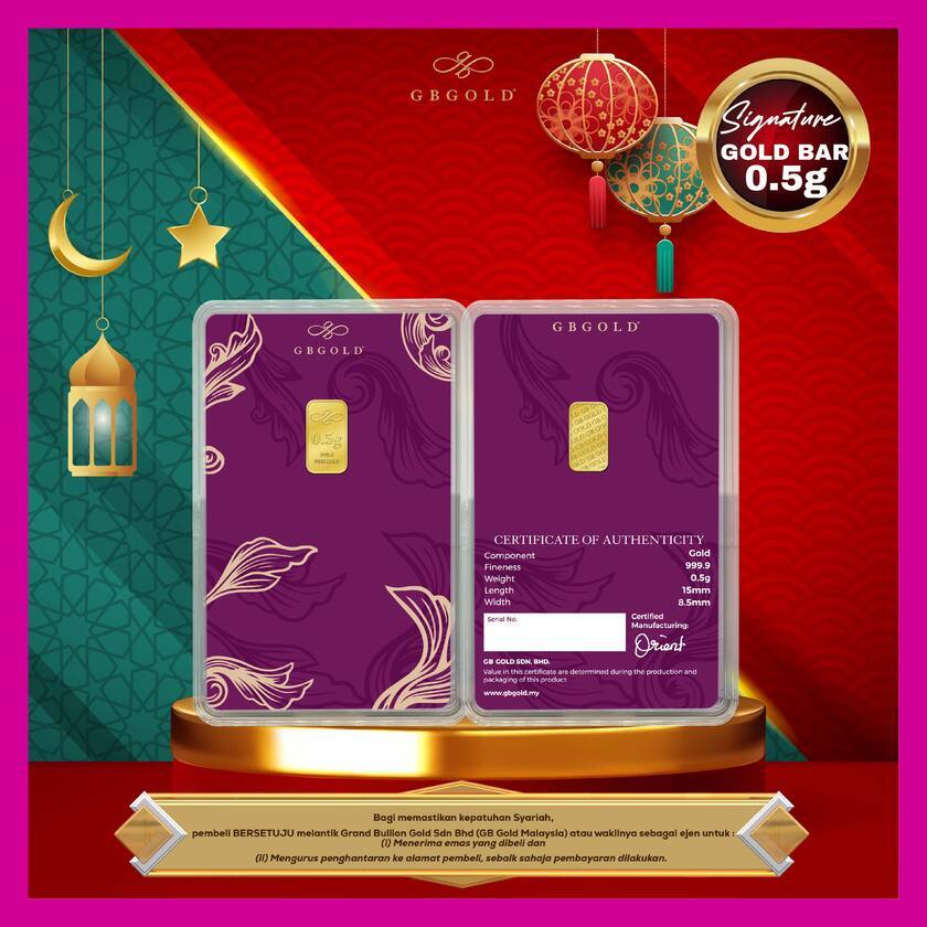 GB GOLD Signature GoldBar 0.5g (Emas 999.9)