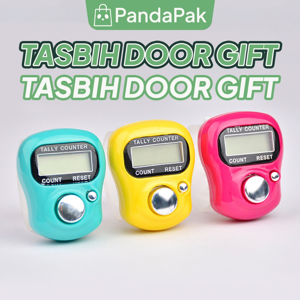 Door Gift Tasbih Digital LED Zikir Counter Tally Counter Hadiah Kahwin Islamic Gift Wedding Premium