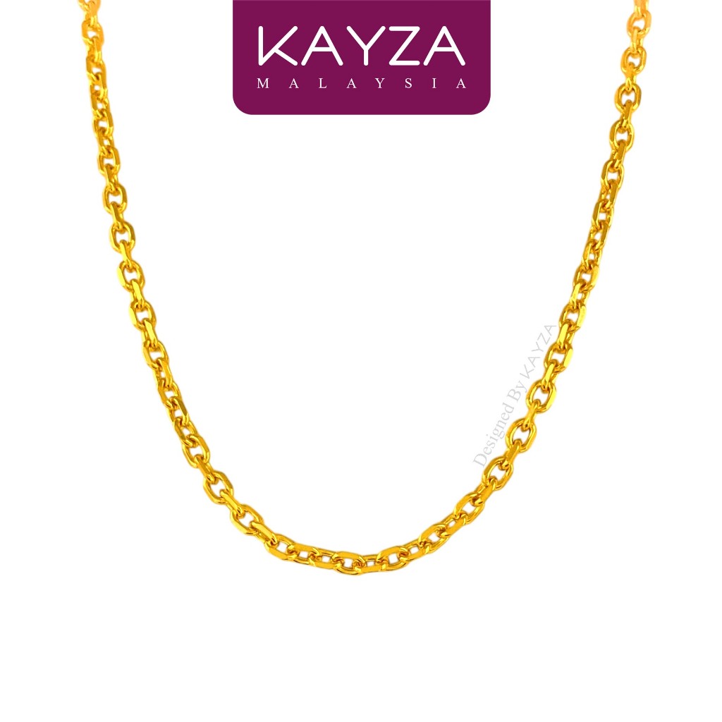 204C KAYZA XL Orbit Chain Necklace Handcrafted Designs in Vietnamese Emas-Reka Bentuk rantai leher