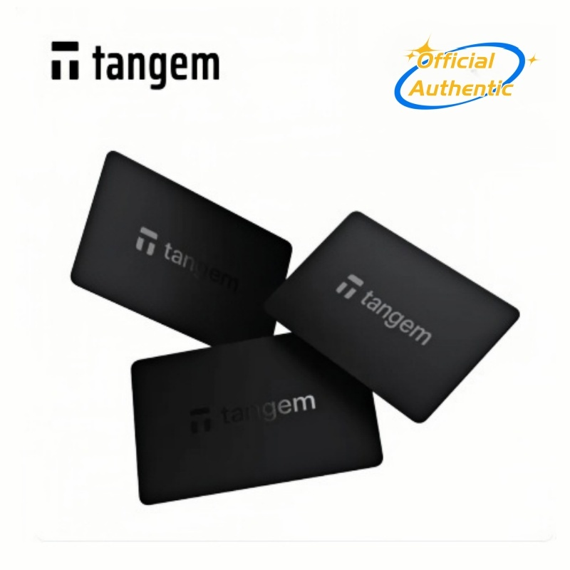 TANGEM Wallet 3-Pack - Secure Software Cryptocurrency Wallet - Trusted Cold Storage Bitcoin, Ethereum, NFT and Other Coi