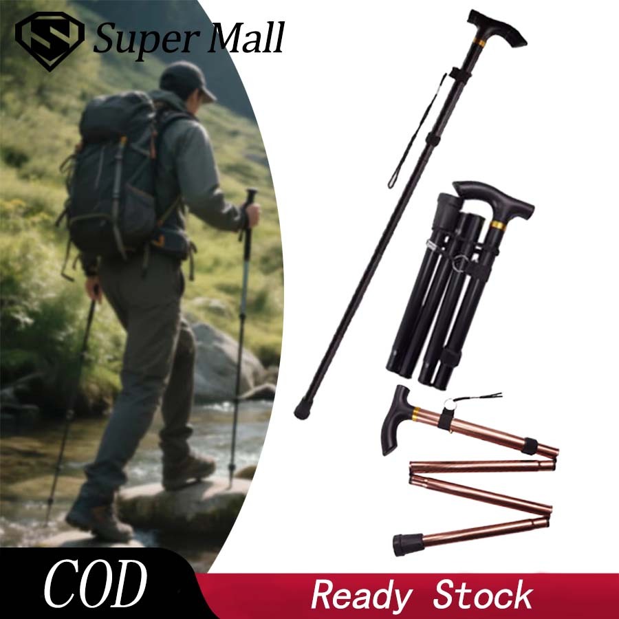 Mountain Tongkat/ Medical Foldable Flexible Cane Walker/ Crutch Aid Mobility/Tongkat for Senior Care/Walking Pole Aids